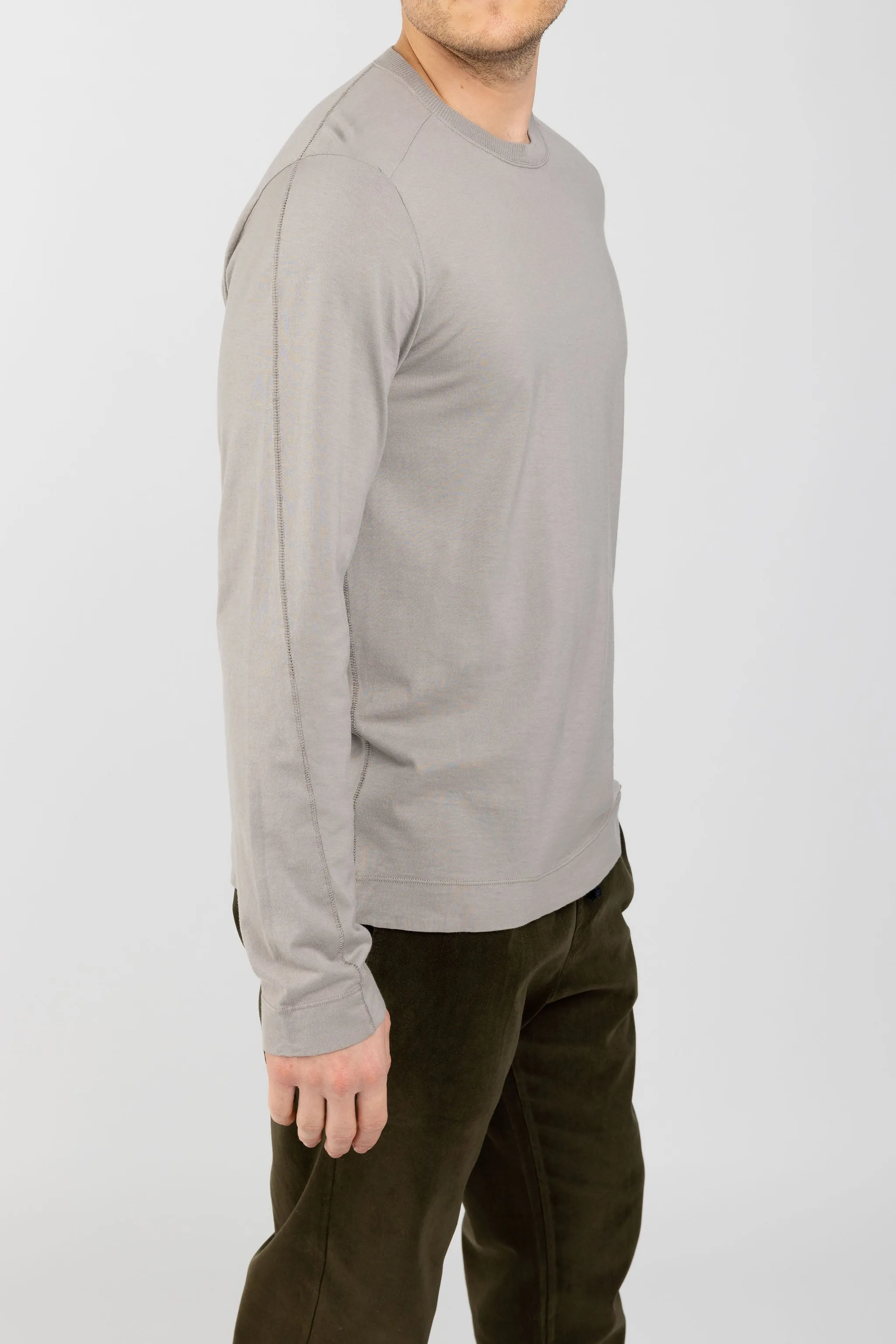 Long Sleeve T-Shirt in Stone