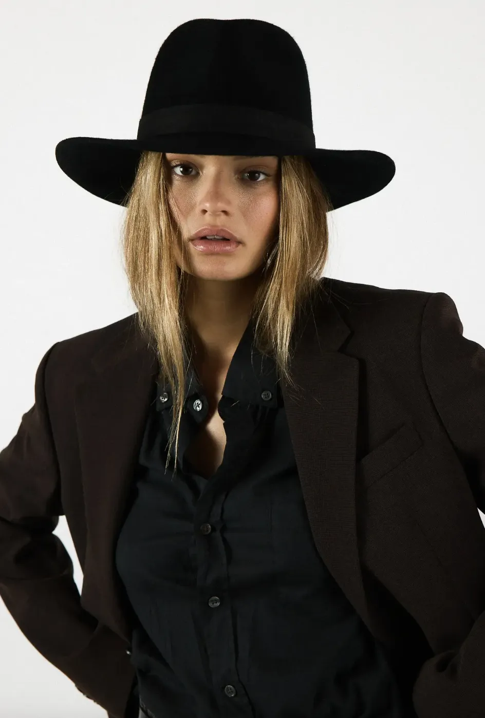 Luca Packable Wool Hat | Black