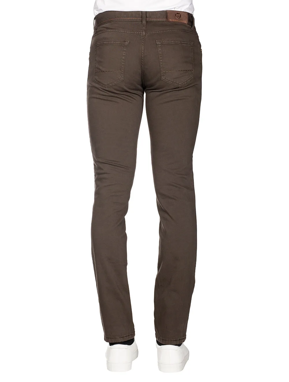 Luxury Cotton Cashmere Jeans Brown