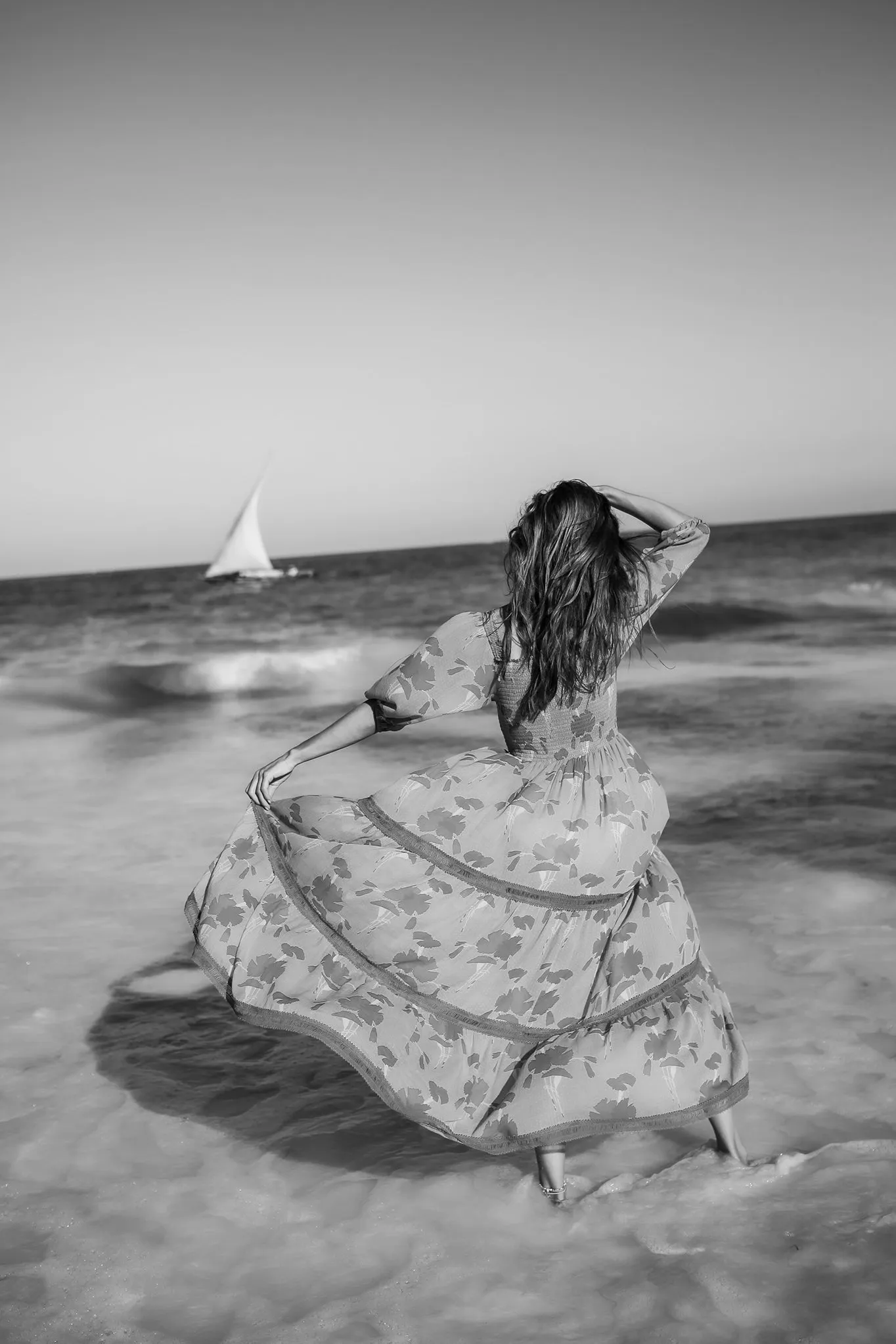 Mabelle Printed Gauze Dress - Pink Lemonade by Miguelina