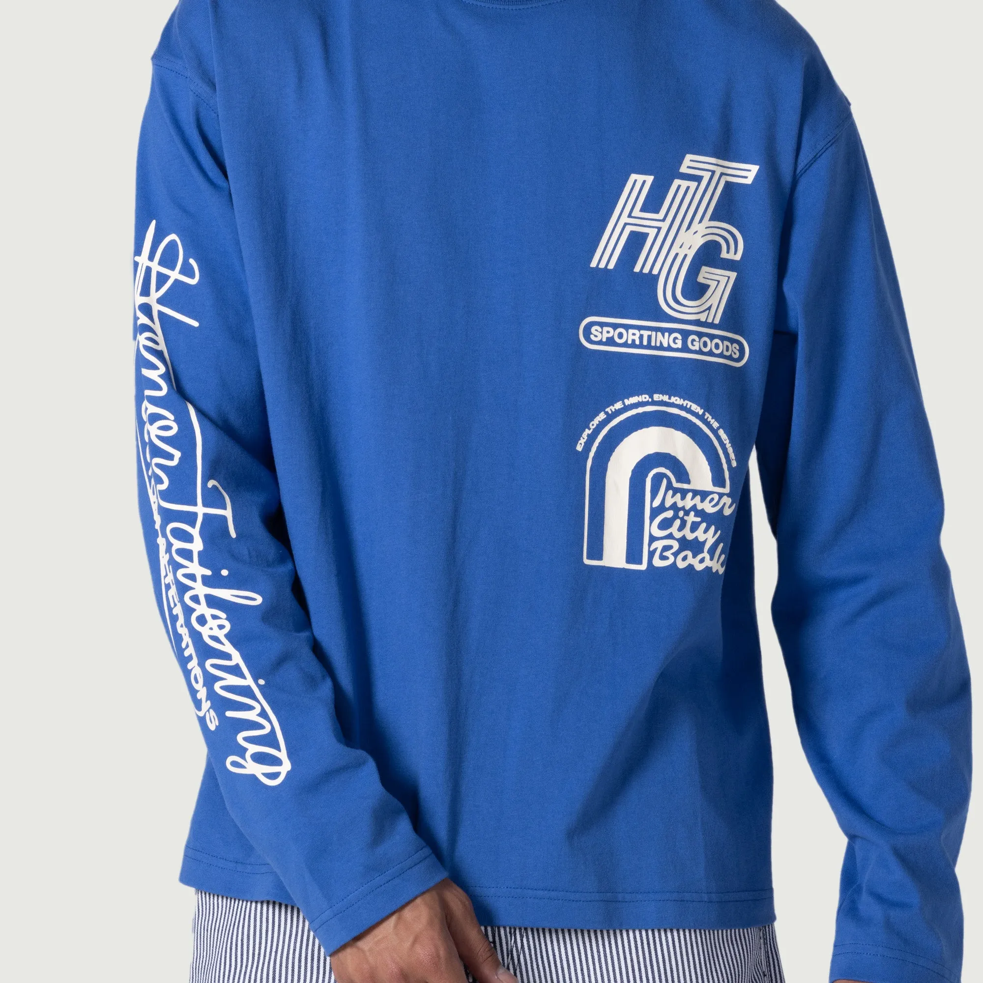 Mall Ls T-Shirt - Blue