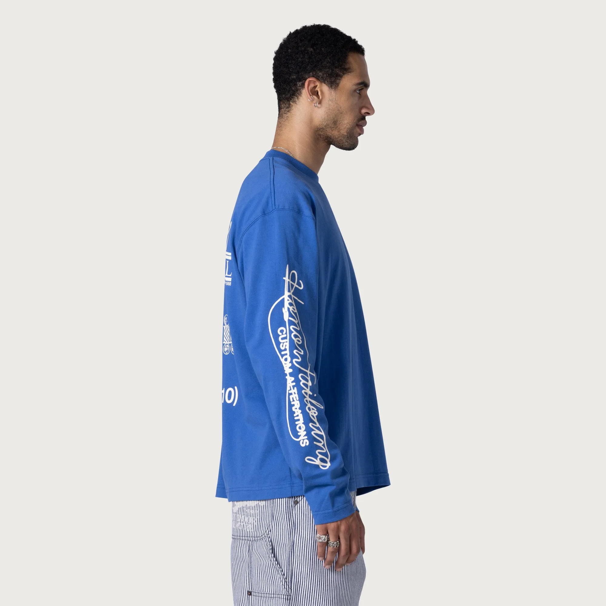 Mall Ls T-Shirt - Blue