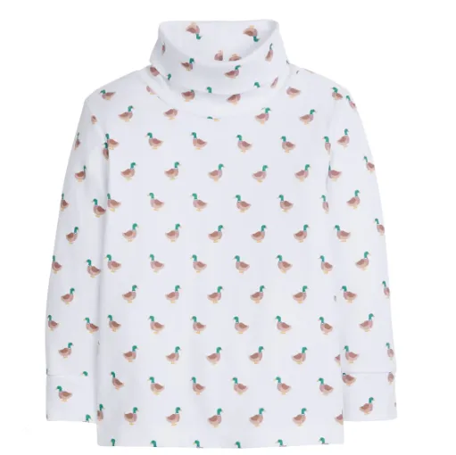 Mallard Printed Turtleneck