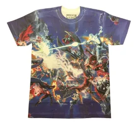 Marvel Secret Planet Marvel Comics Adult T-Shirt