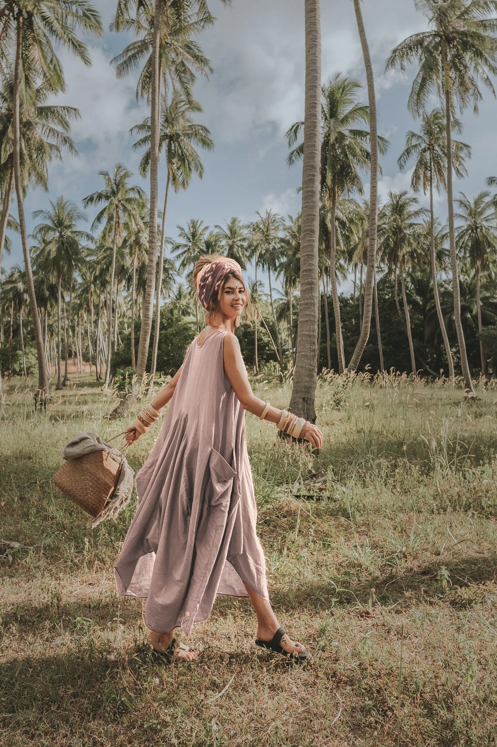 Maxi Dress Wayan Desert Rose