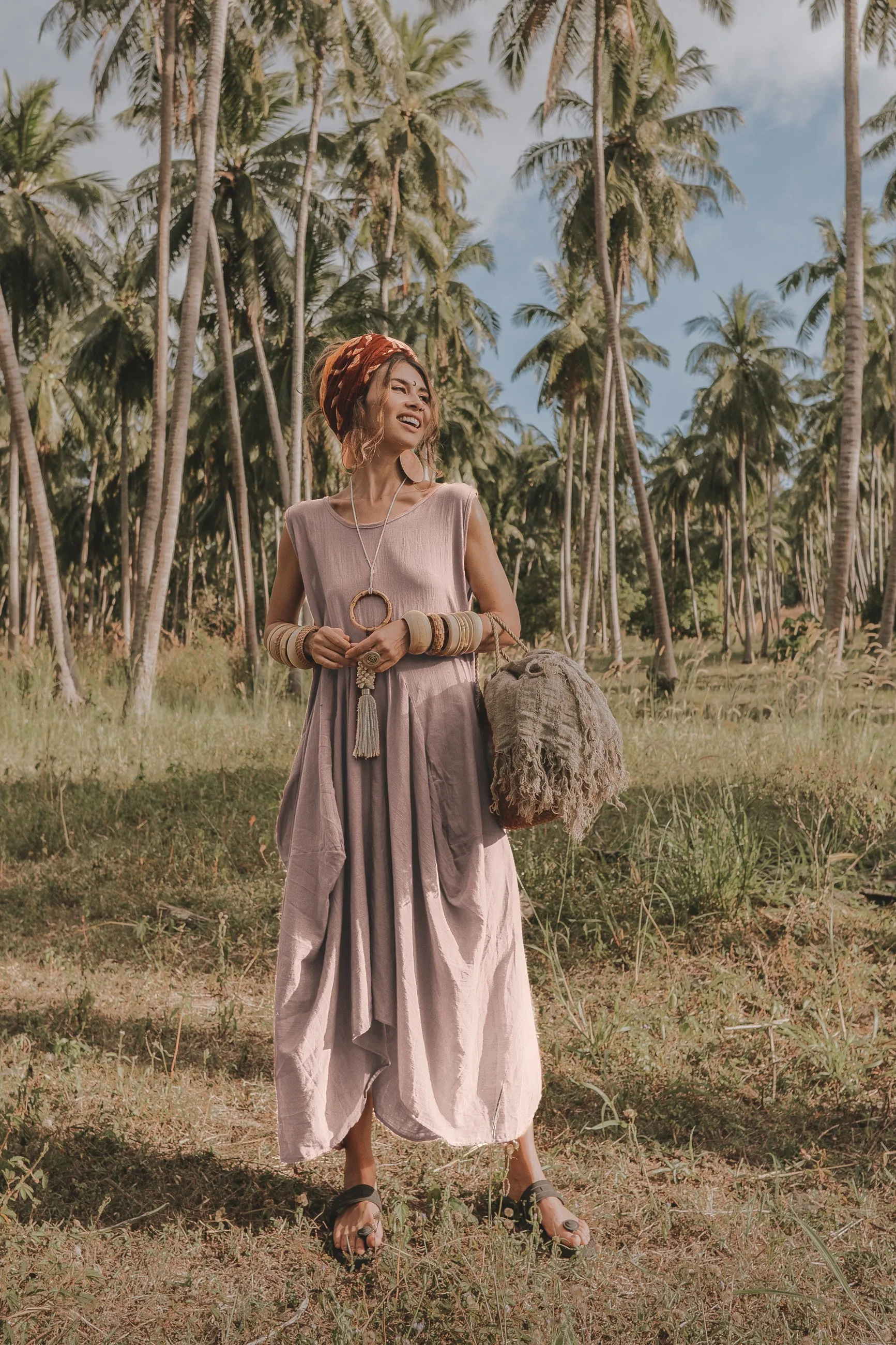 Maxi Dress Wayan Desert Rose