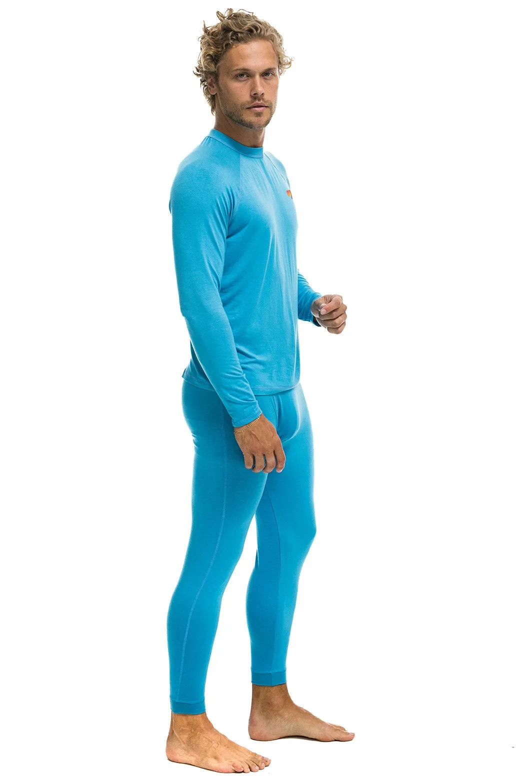 MEN'S MICRO MODAL BASE LAYER SET - OCEAN