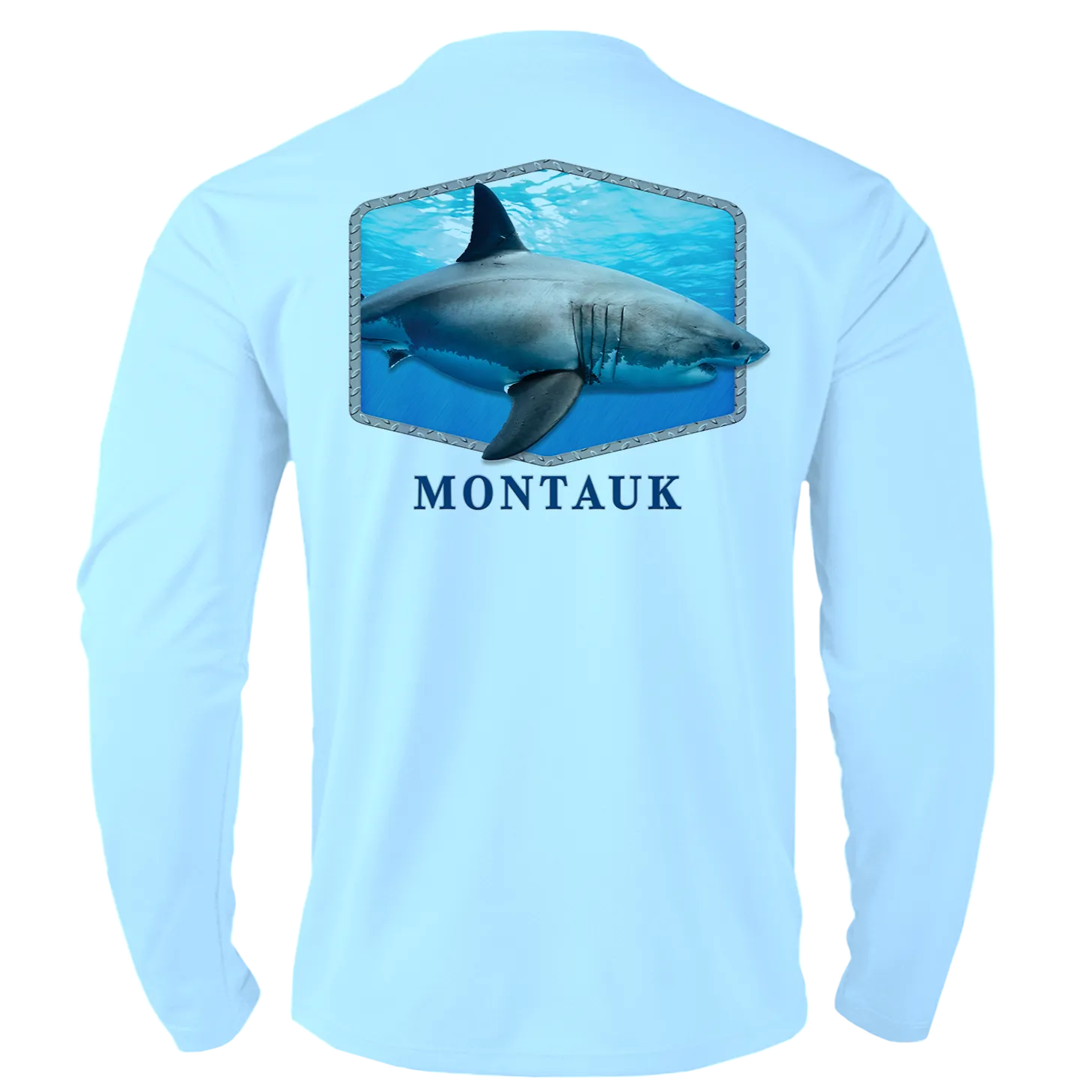 Men's Montauk Surf and Sports Montauk Shark Long Sleeve Tee