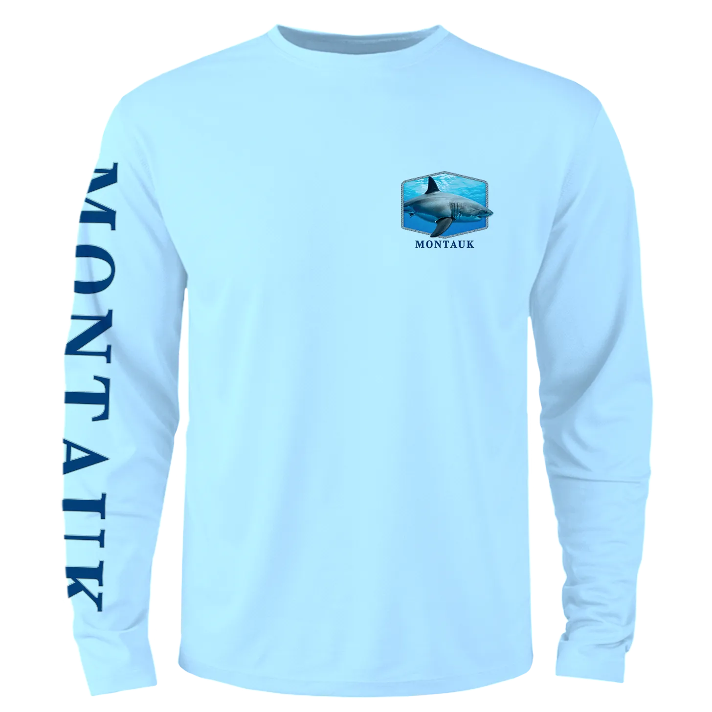 Men's Montauk Surf and Sports Montauk Shark Long Sleeve Tee