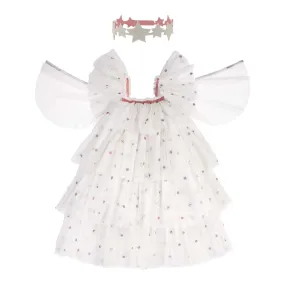 Meri Meri - Costume d'Ange en Tulle à Paillettes 5-6 ans || Meri Meri - Sequin Tulle Angel Costume 5-6 Y