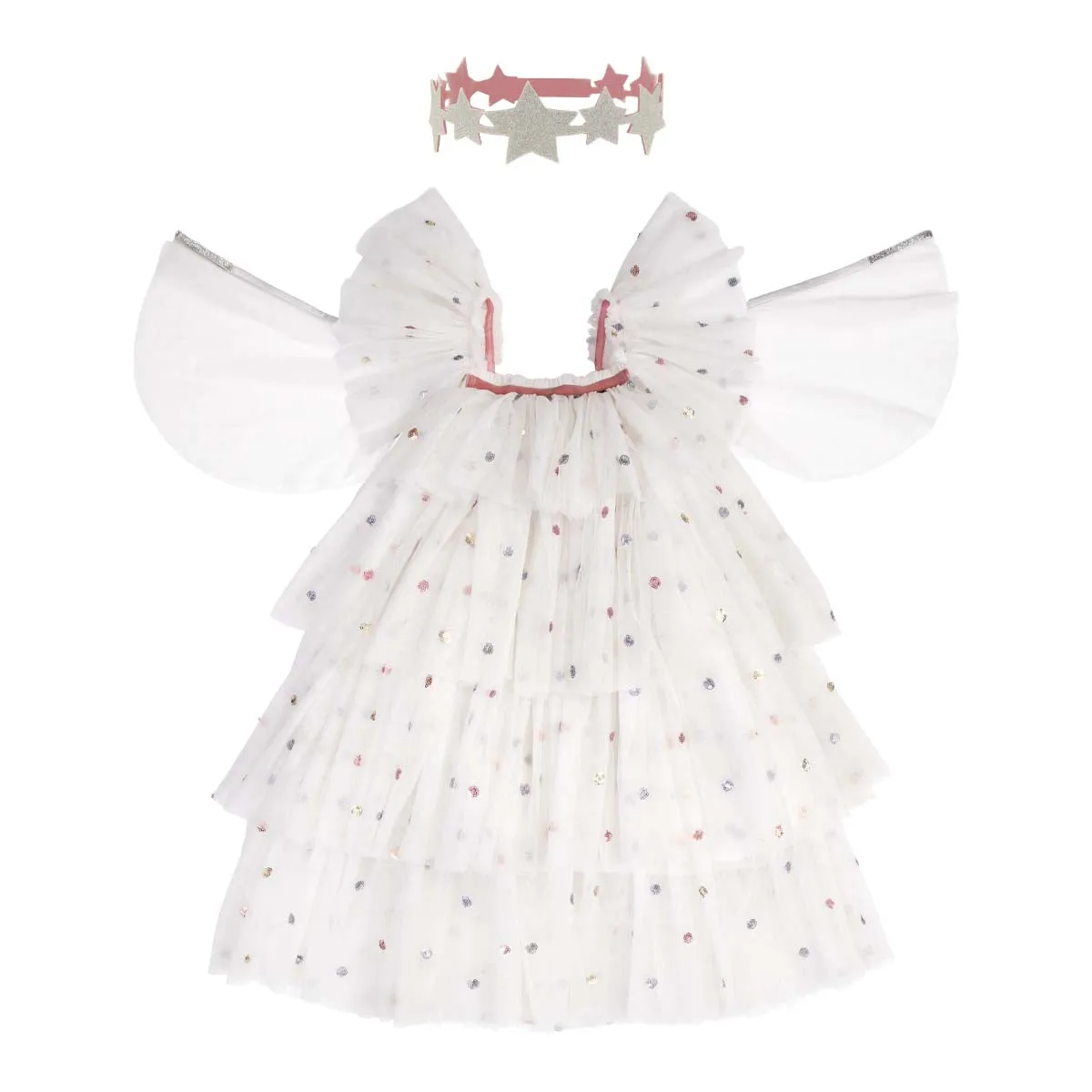Meri Meri - Costume d'Ange en Tulle à Paillettes 5-6 ans || Meri Meri - Sequin Tulle Angel Costume 5-6 Y