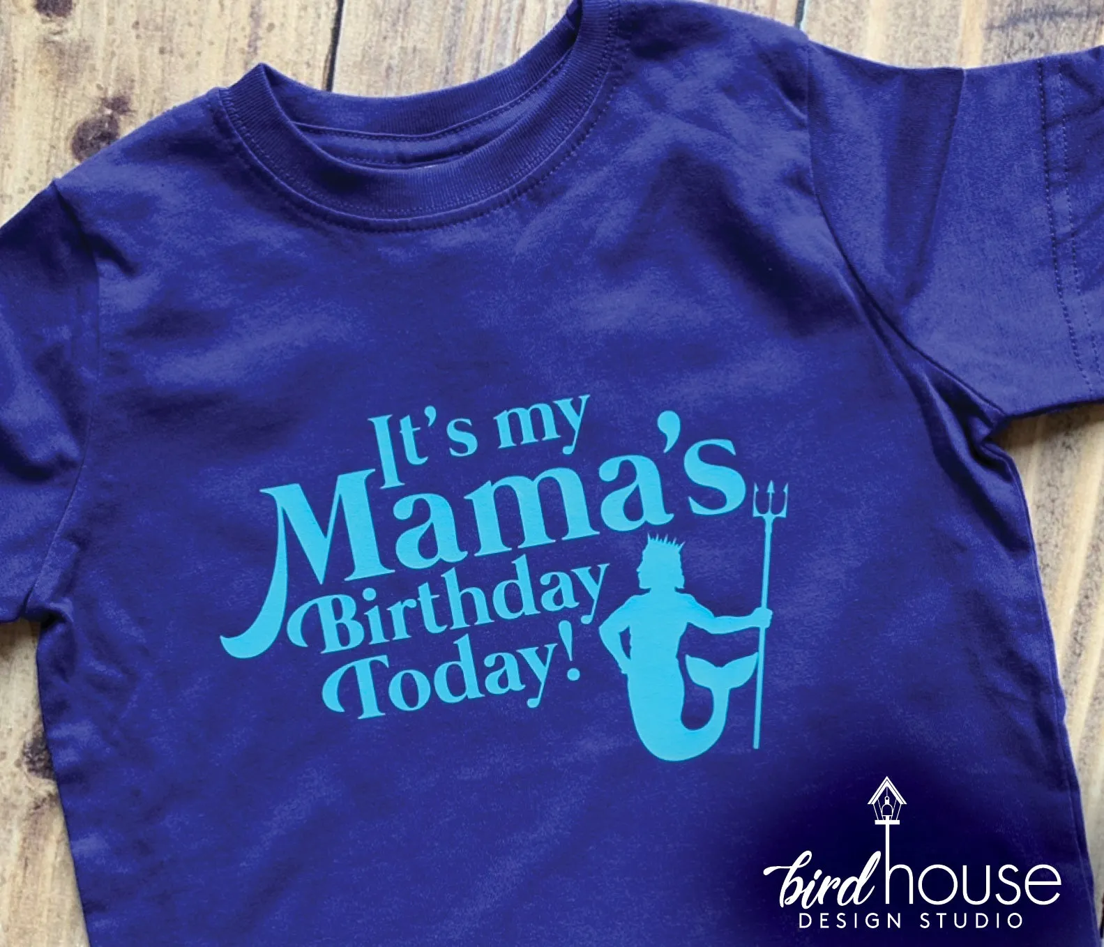 Mermaid It's my Mama's Mom Birthday Shirt, Personalized, Any Color