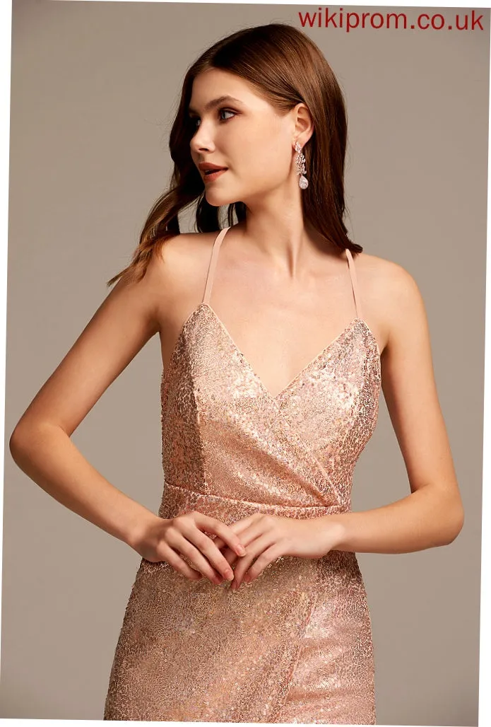 Mini Dresses Sleeveless Sexy V-Neck Sequined Bodycon Club Dresses Londyn
