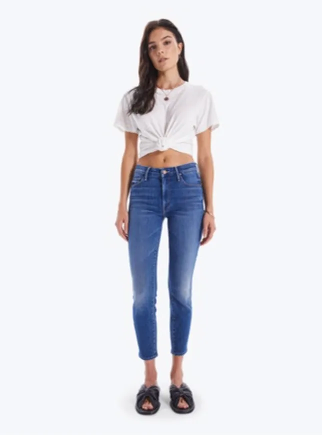 Mother Denim Looker Crop Let's Just Be Friends