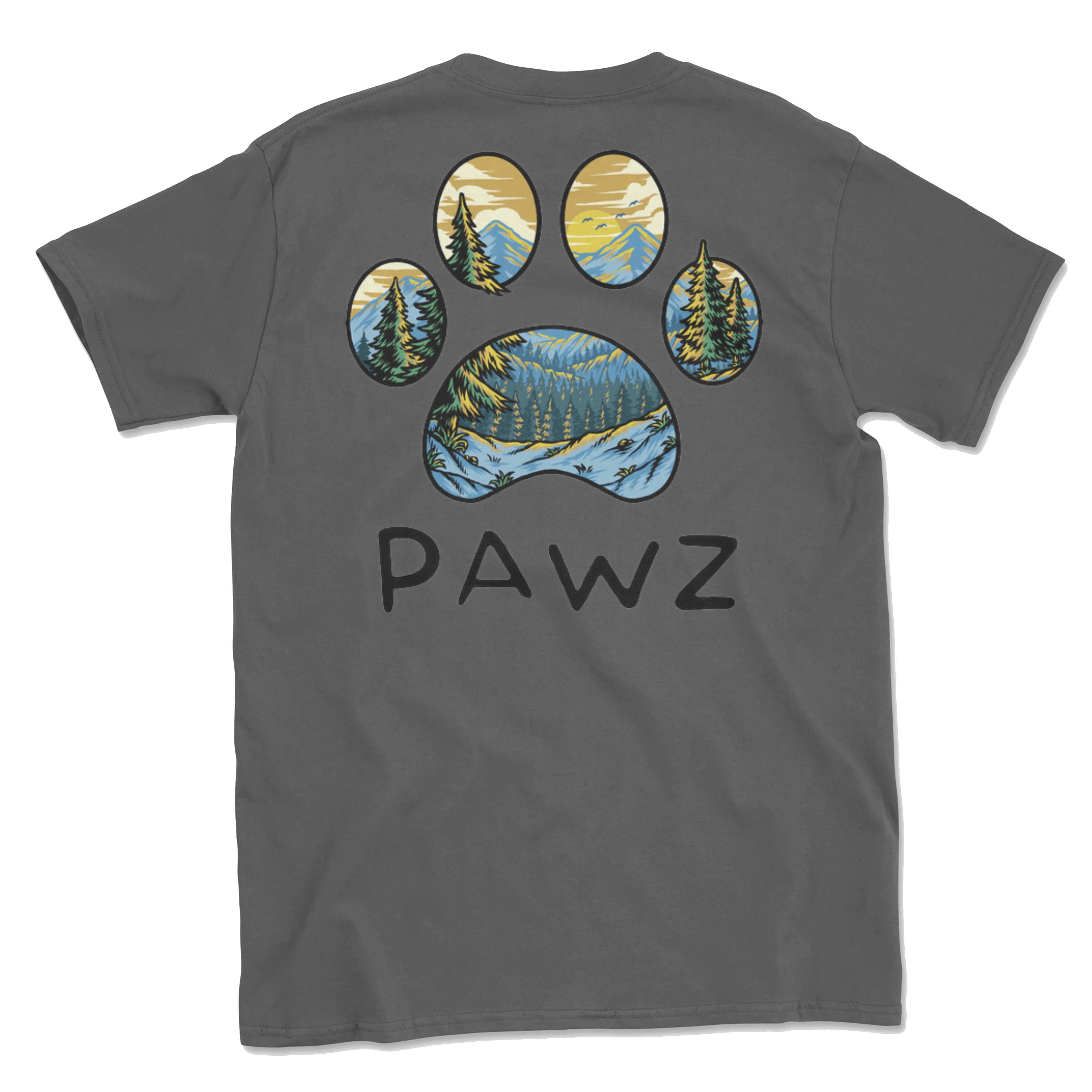 Mountain Sunset (Adult Short Sleeve T-Shirt)