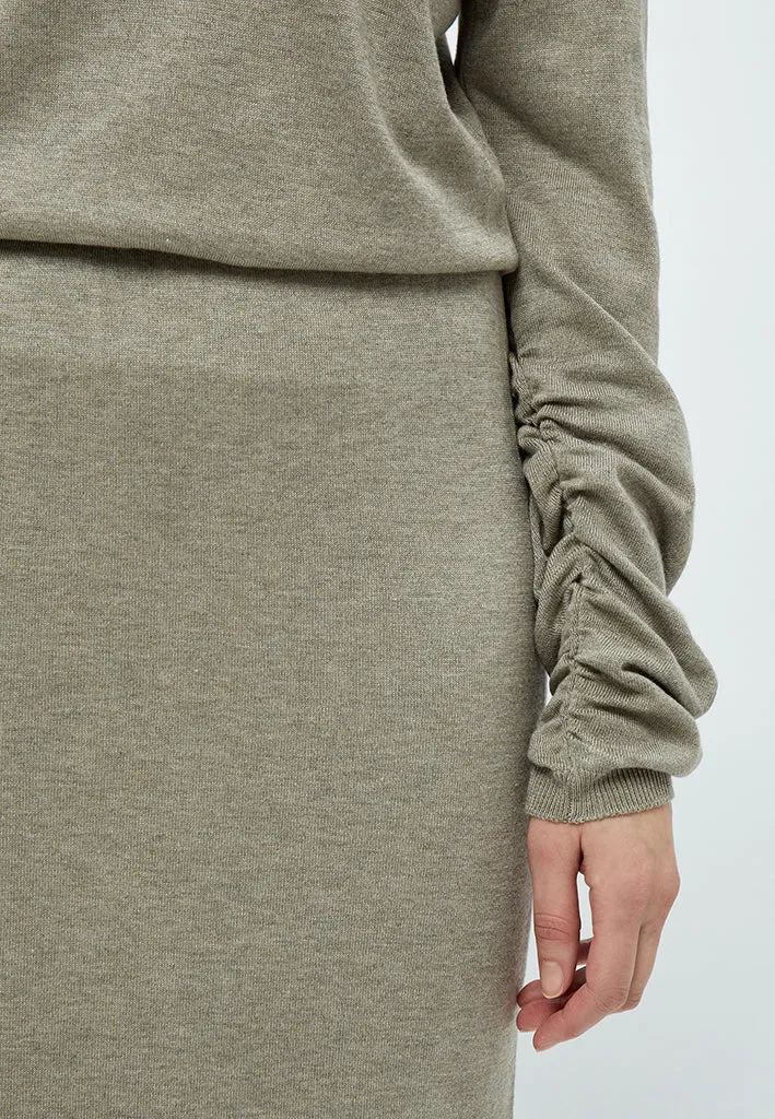 MSVilena Knit Dress - Wood Smoke Melange