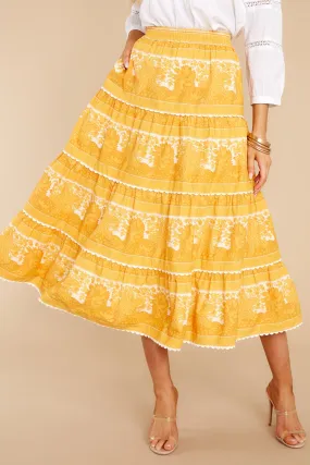 Natalie Coastal Midi Skirt