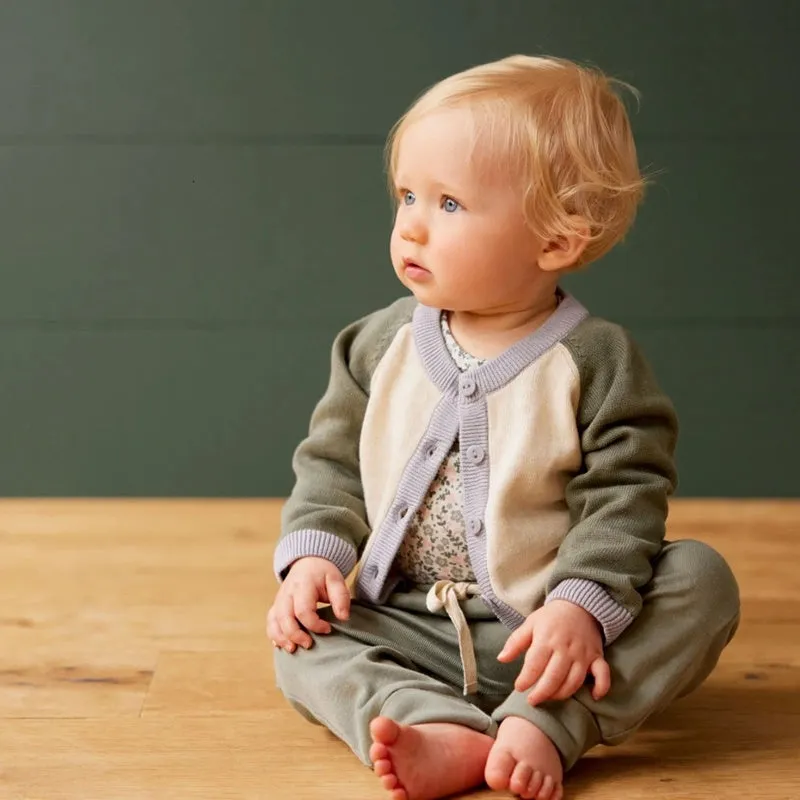 Nature Baby - Piper Cardigan - Lilac Trio