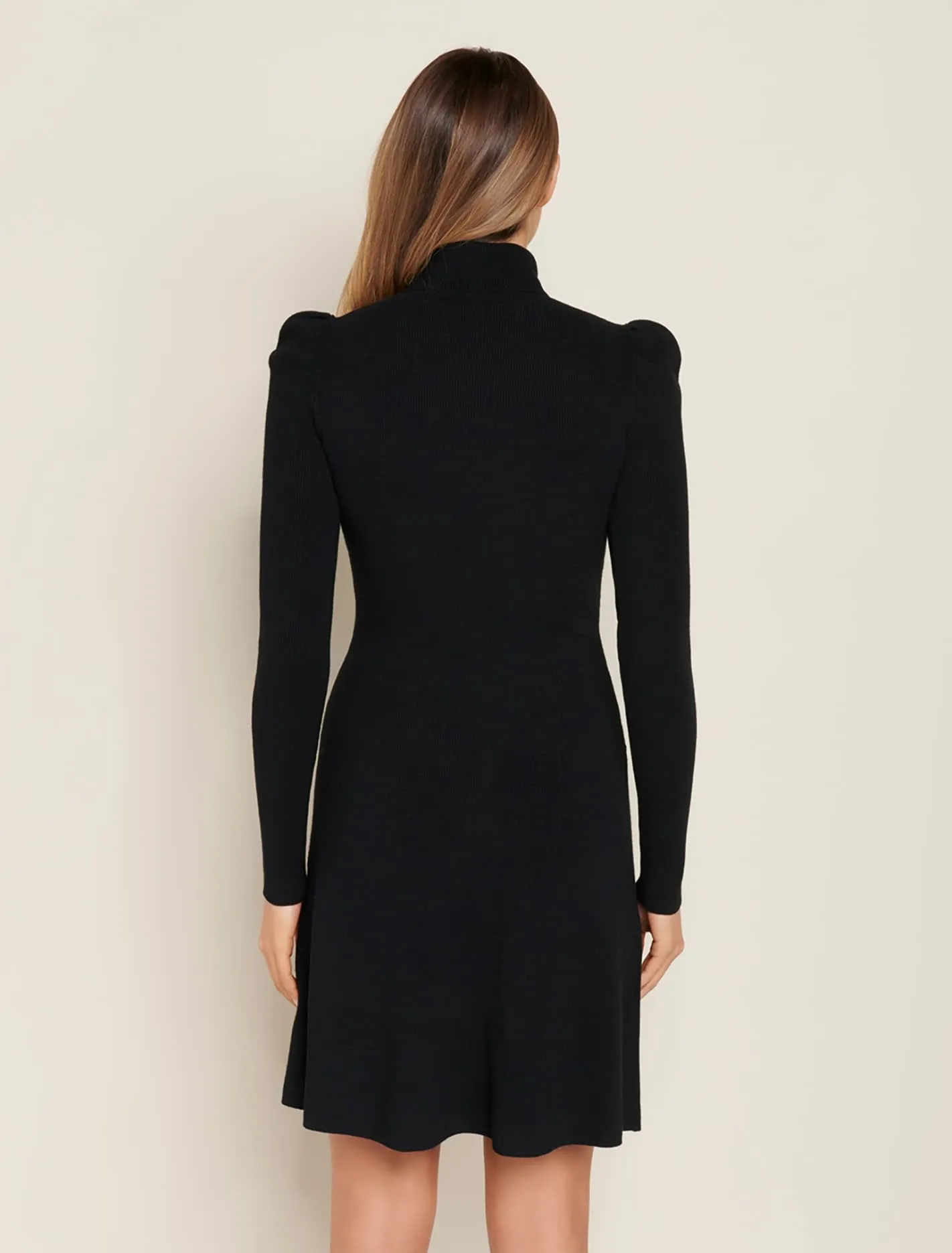 Nicole Puff Sleeve Knit Dress