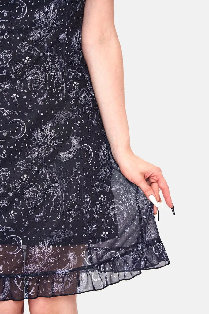 Night Forest Slip Dress