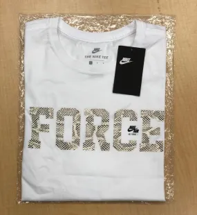 Nike Air Force Atmos ComplexCon Snakeskin T Shirt Long Sleeve Tee Graphic White