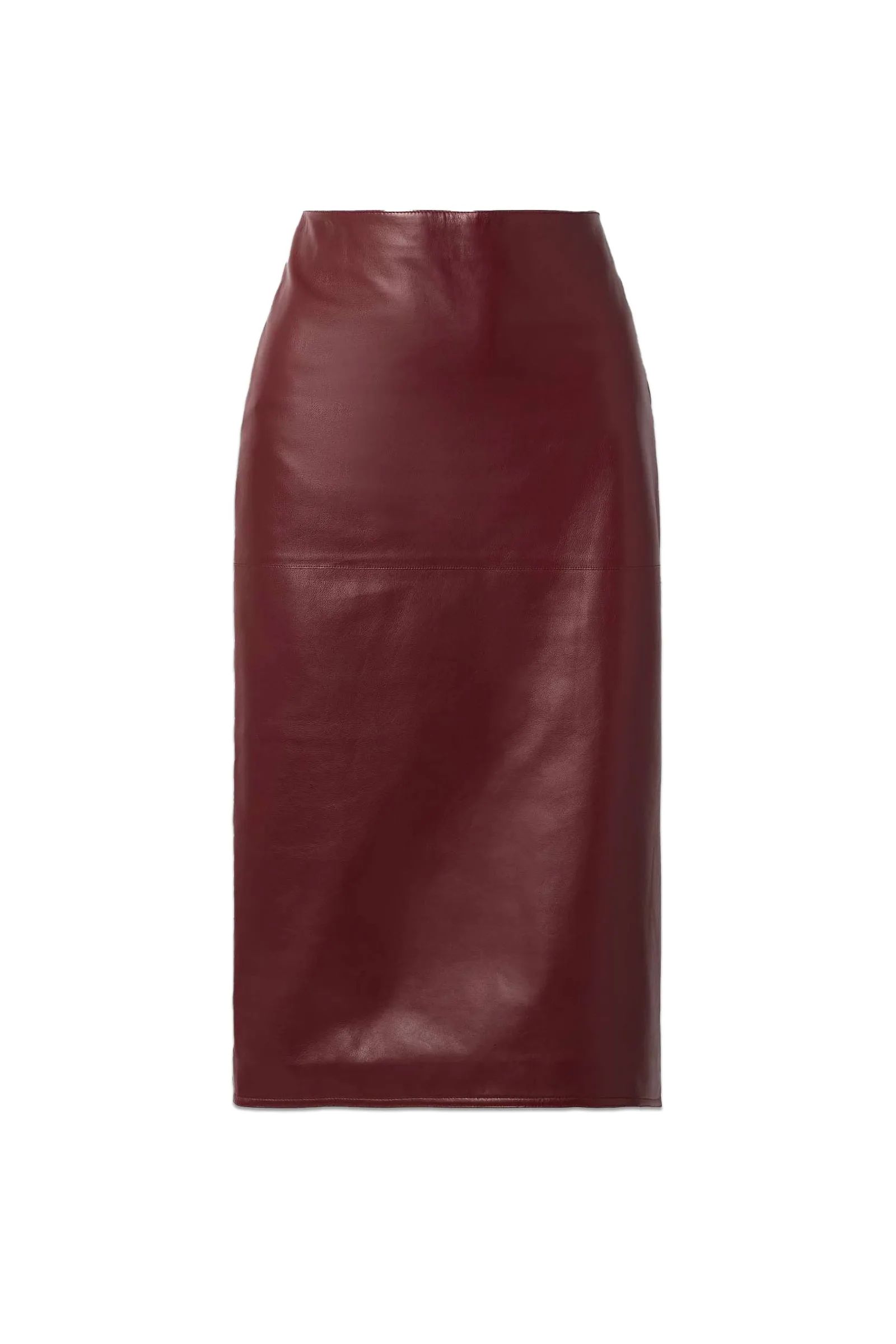 Nova Leather Midi Skirt