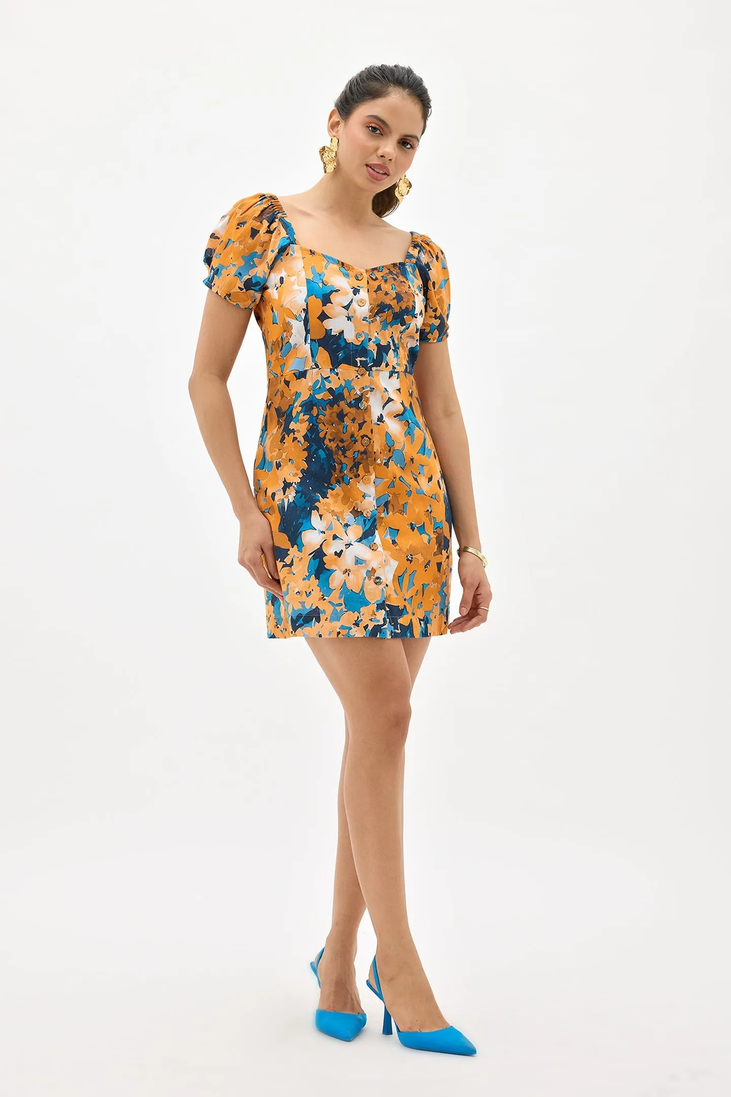 Novah|Floral Cotton Dress