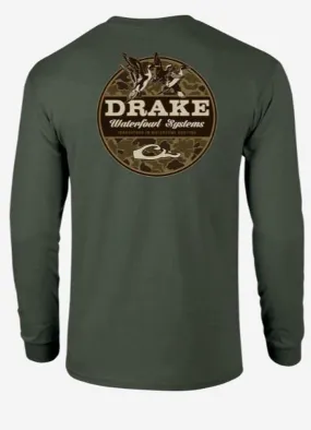 Old School Circle T LS in Kalamata Light Heather by Drake