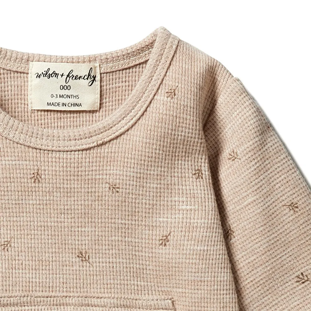 Organic Waffle Pocket Top