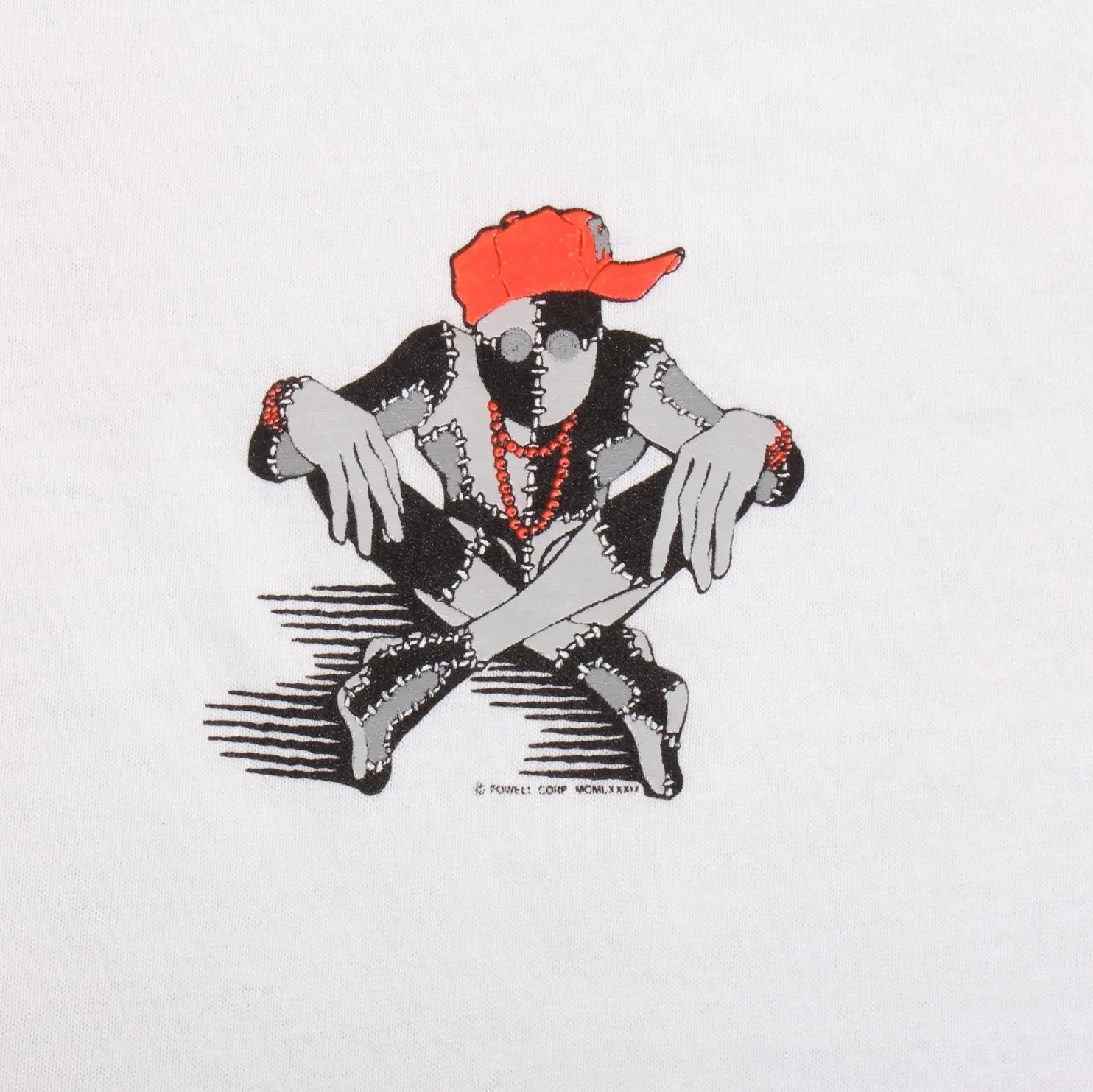 Overripe Powell Peralta Ray Barbee Mock Turtleneck Tee White Small (1989)