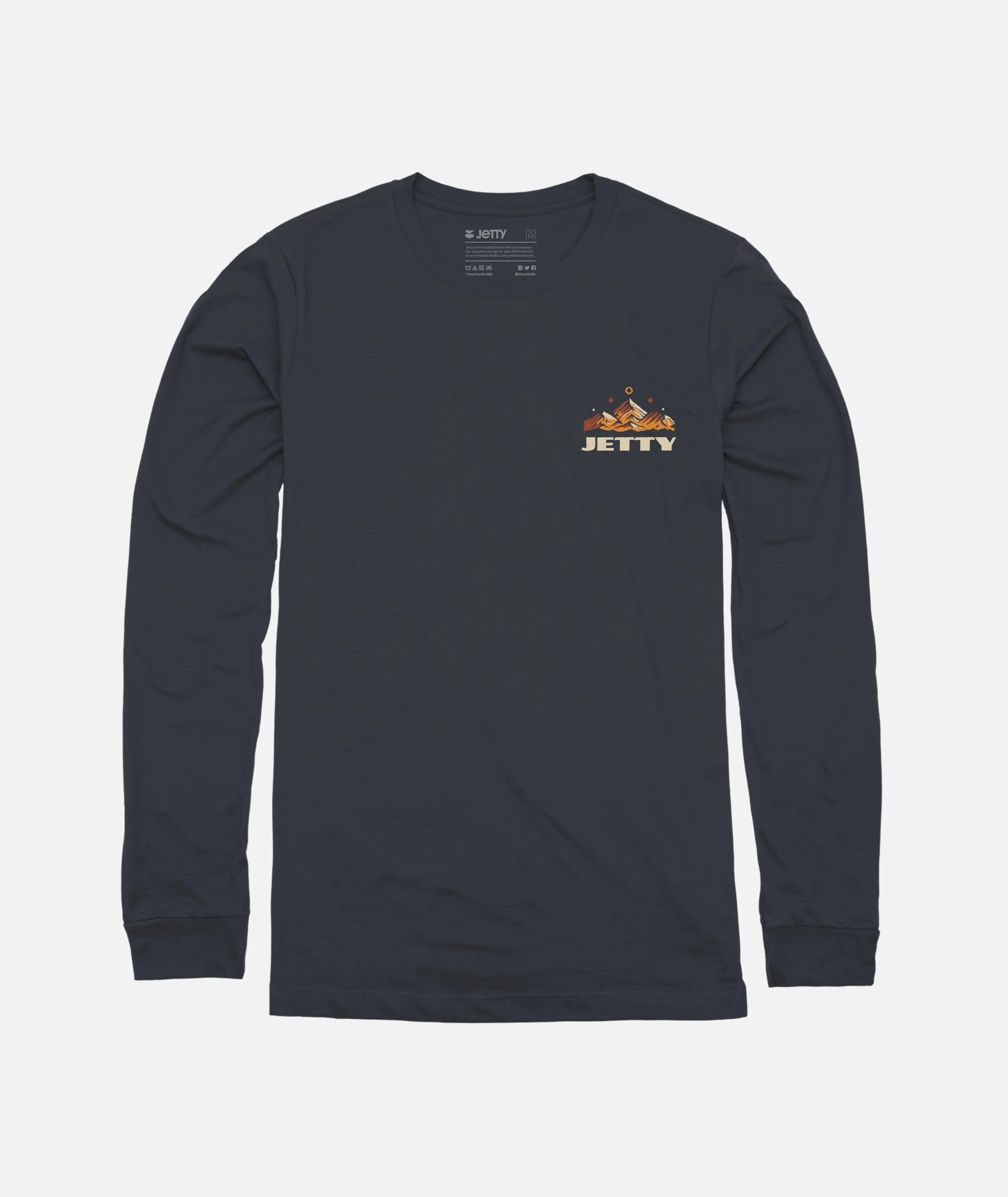 Palisades LS Tee - Carbon