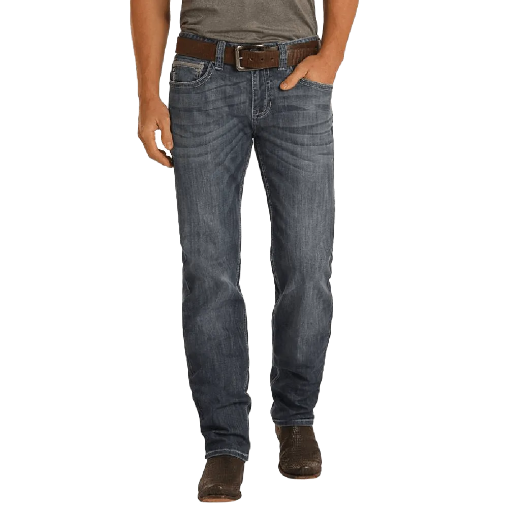 Panhandle Slim Men's Pistol Straight Stackable Jeans