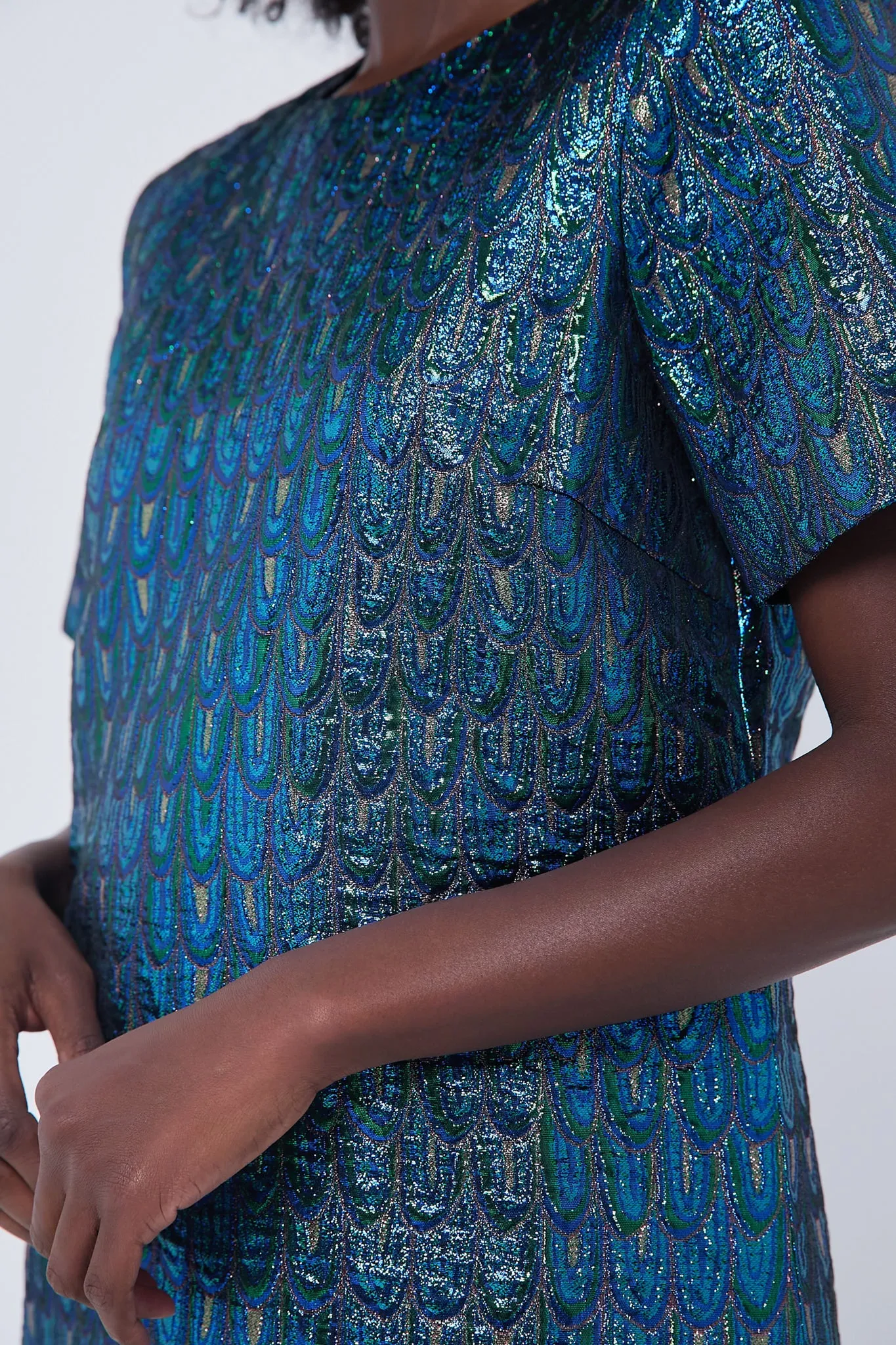 Pavo Jacquard Mae Dress