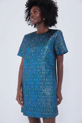 Pavo Jacquard Mae Dress