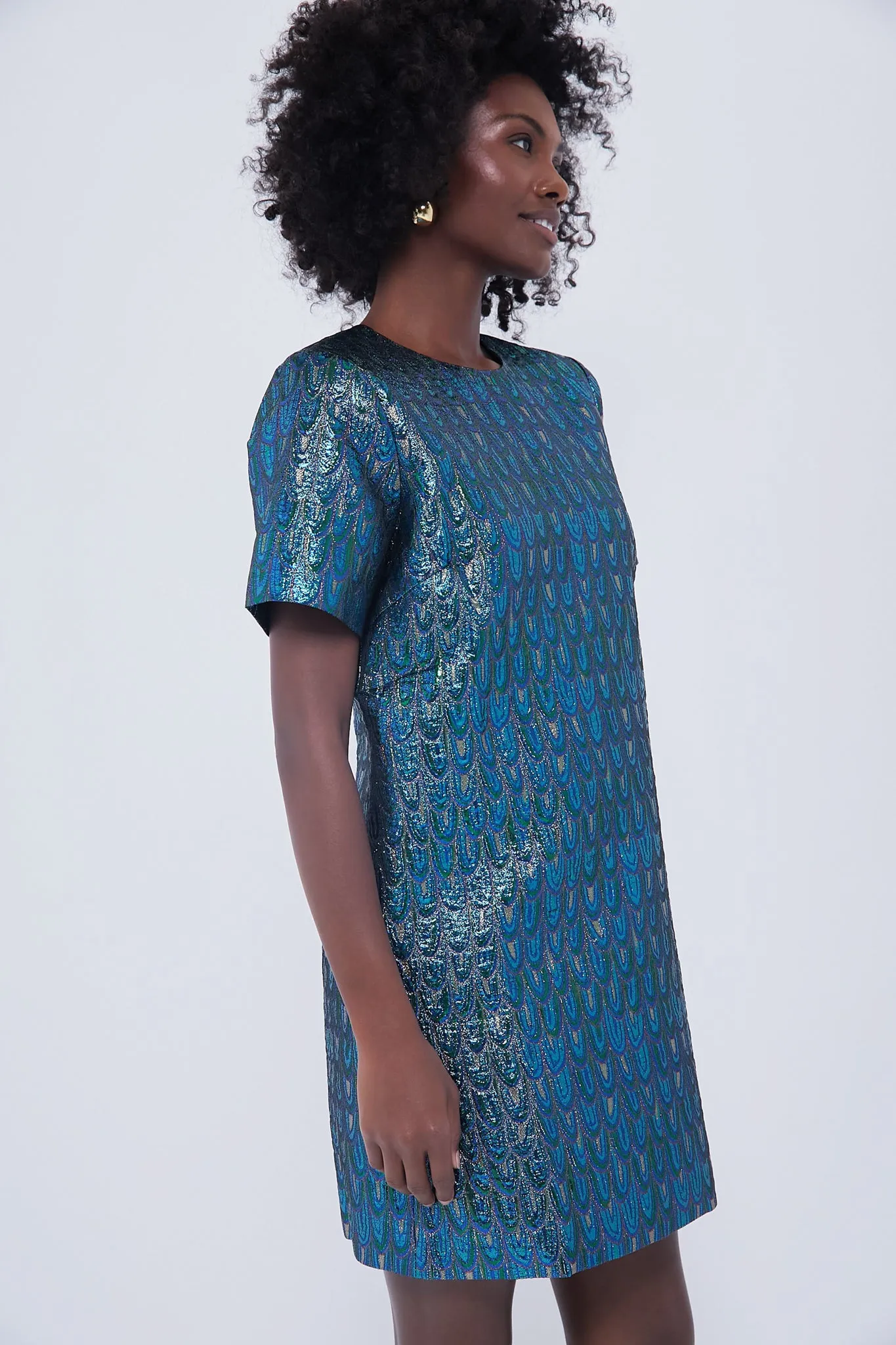 Pavo Jacquard Mae Dress