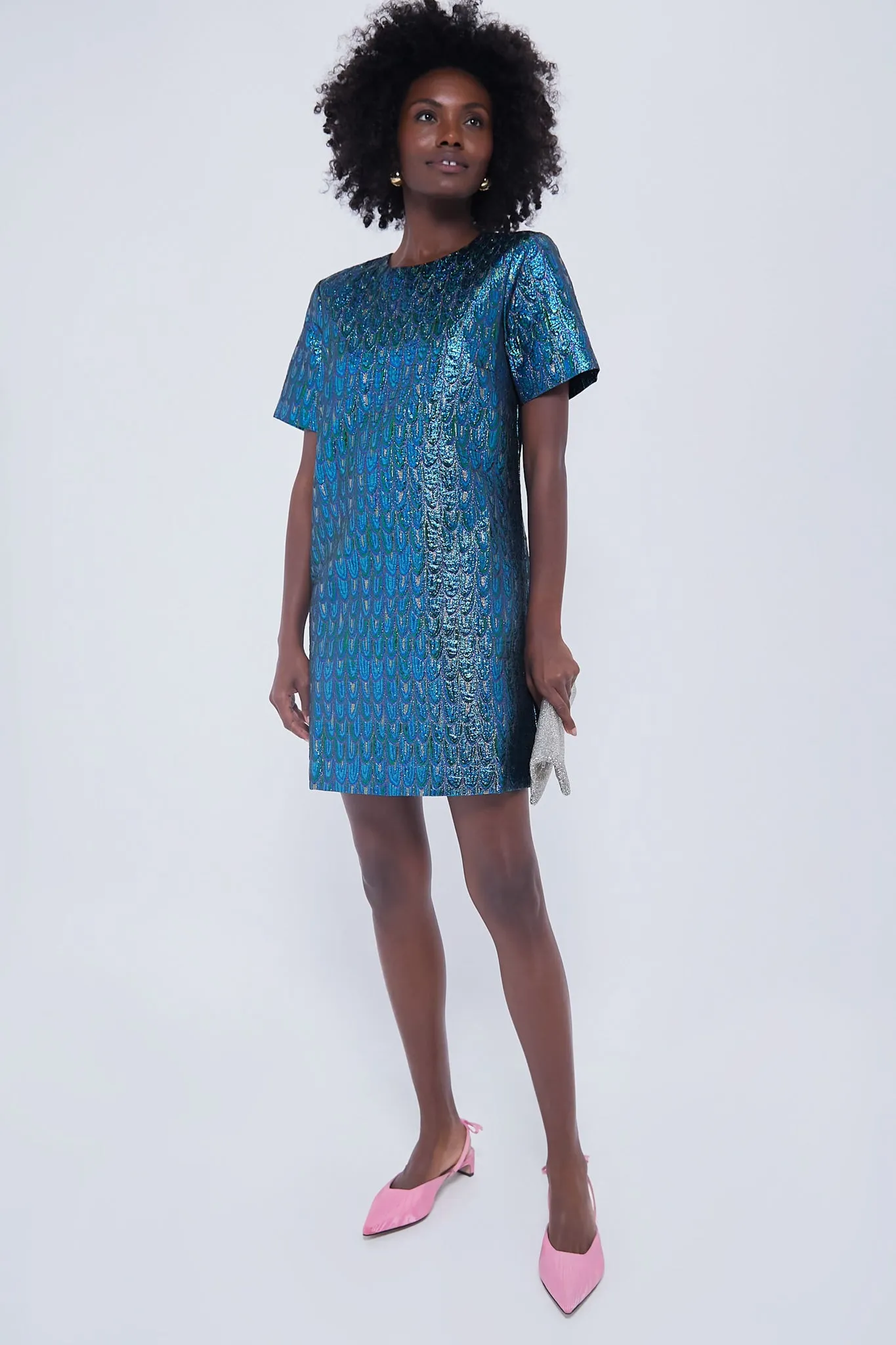Pavo Jacquard Mae Dress
