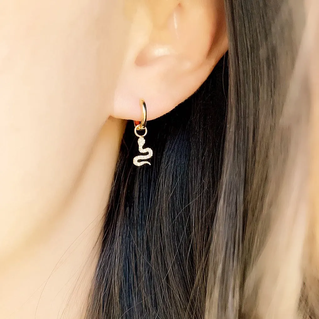 Petite Snake Earring Charms
