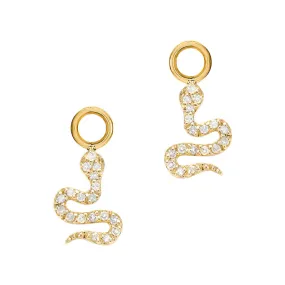 Petite Snake Earring Charms