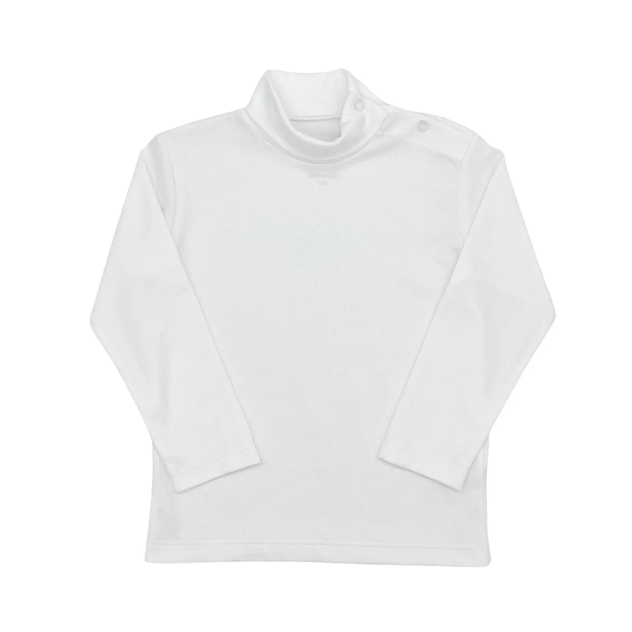 Pima Turtleneck - White