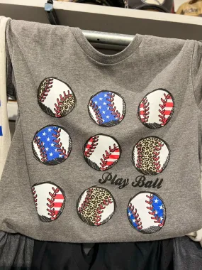 Play Ball Baseball Tee