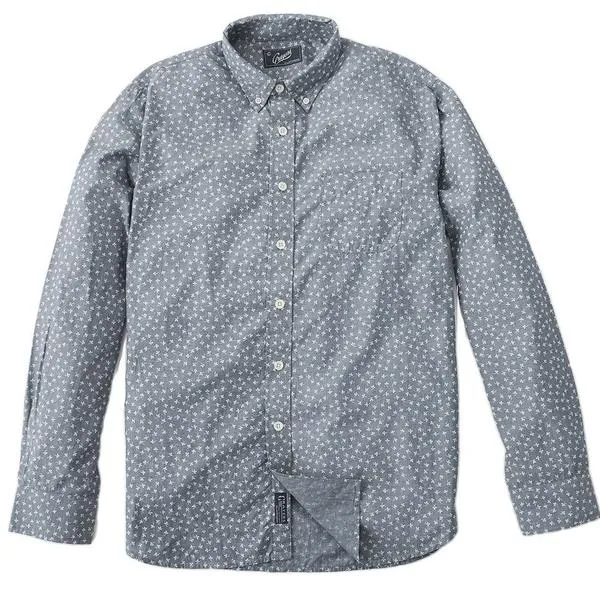 Portsmouth Printed Chambray Shirt
