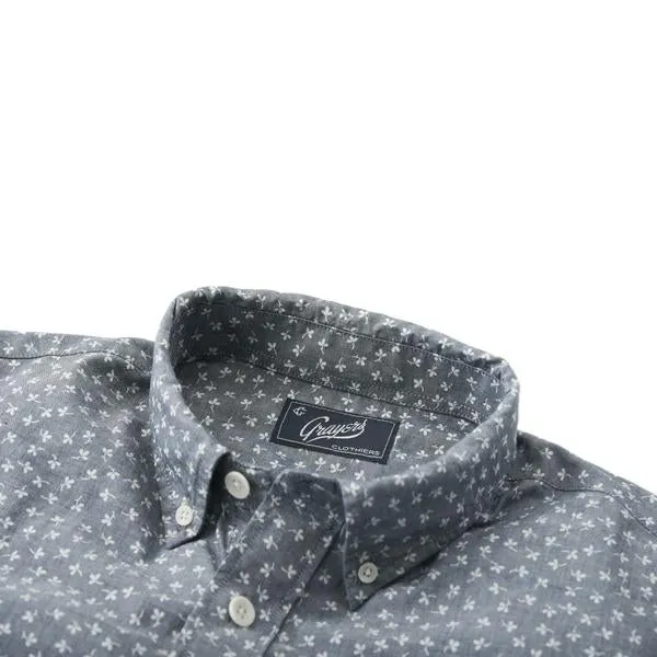 Portsmouth Printed Chambray Shirt