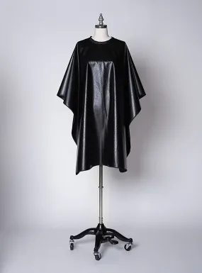 Premium Client Embossed All Purpose Salon Cape - Black