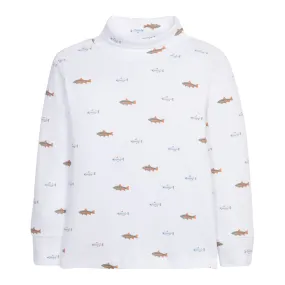 Printed Turtleneck - Fish