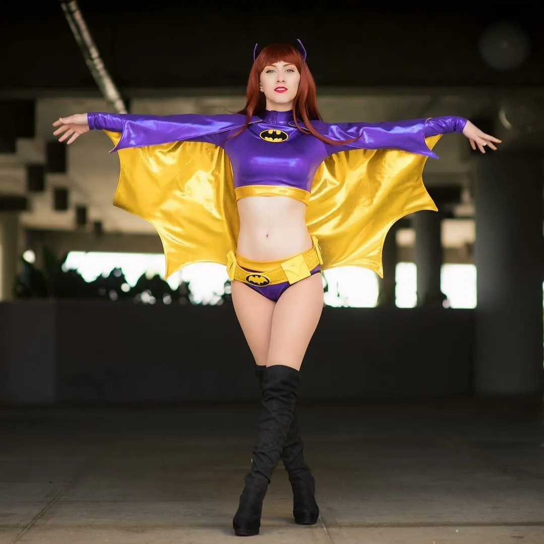 Purple Bat Hero Cape