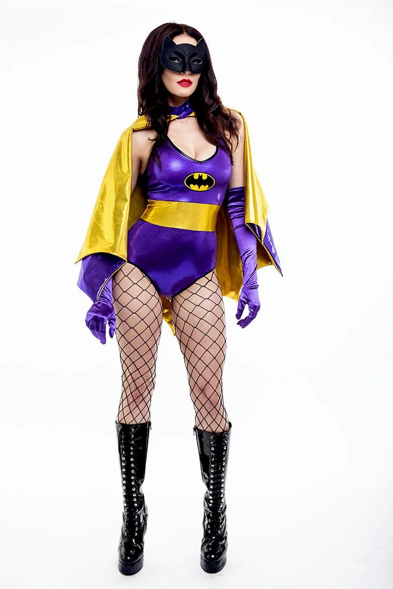 Purple Bat Hero Cape