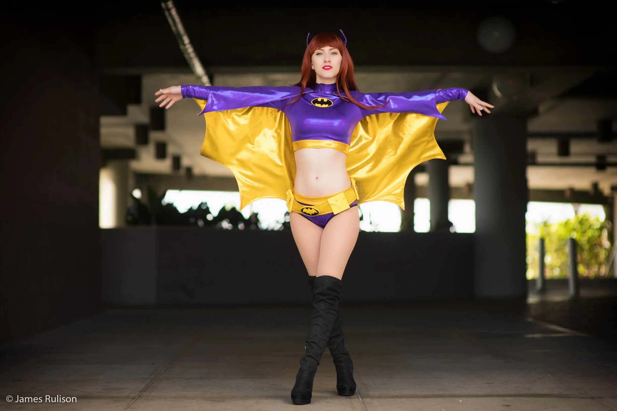 Purple Bat Hero Cape