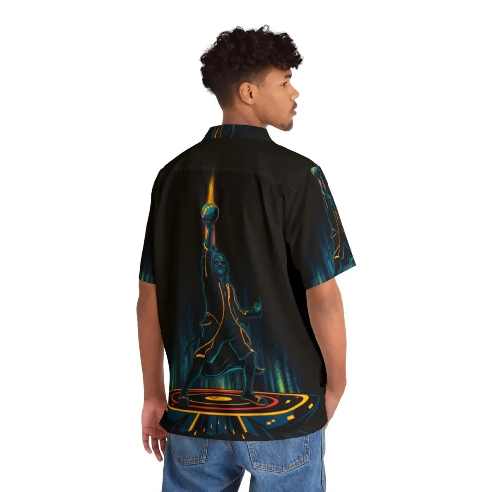 "The Big Lebowski Inspired Hawaiian Shirt - Retro Bowling Comedy Mashup"