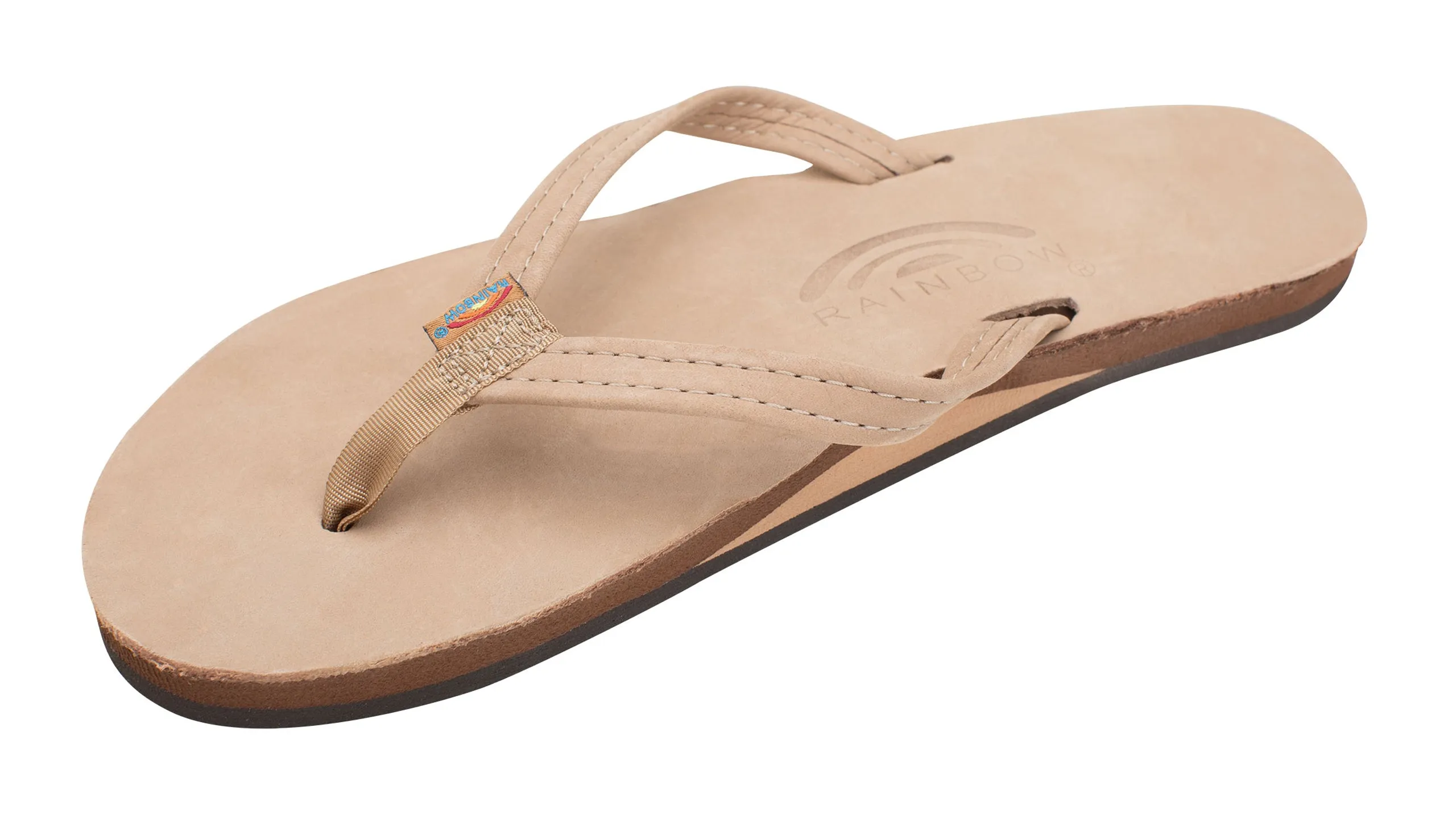Rainbow Womens Single Layer Thin Strap Sandal