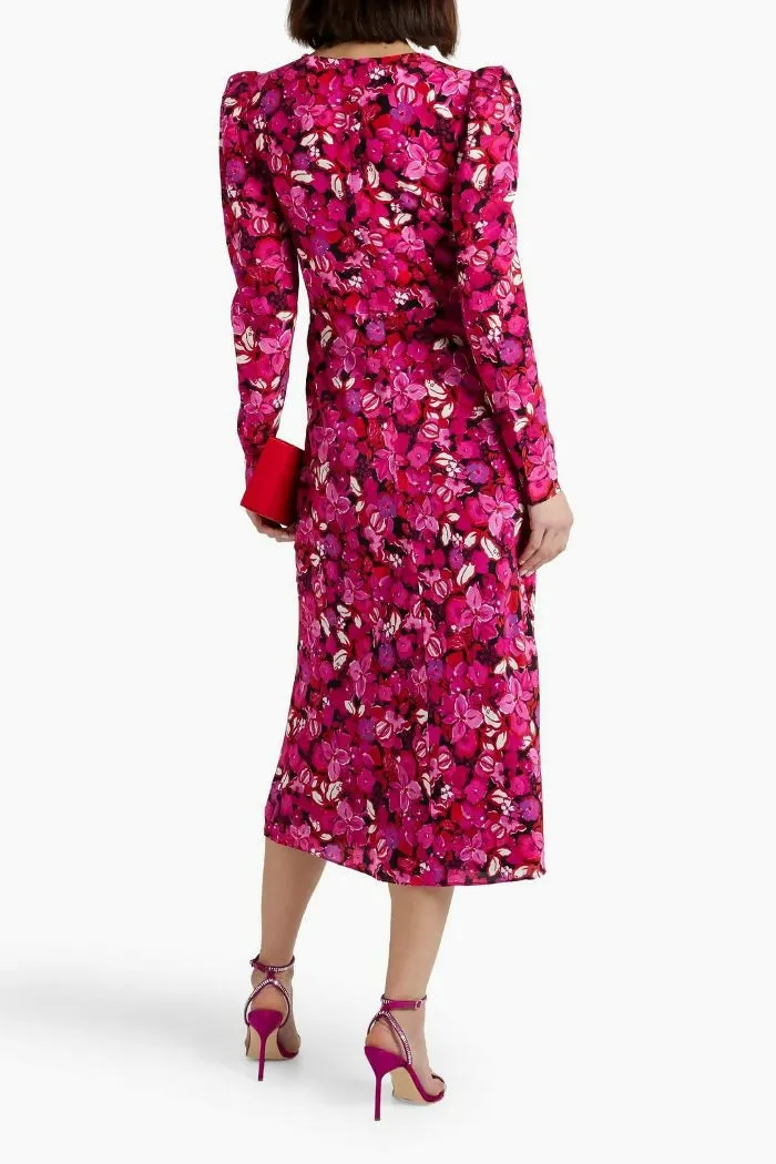 Rebecca Vallance Bramble Midi Designer Dress Hire